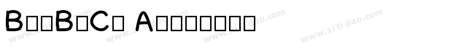 BRUBECK Ah字体转换
